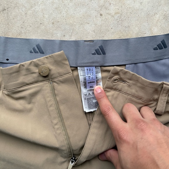Adidas golf tan shorts - Picture 2 of 5